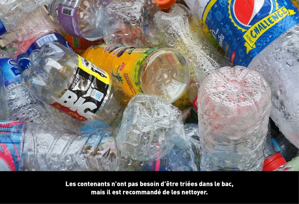 bouteilles de plastique