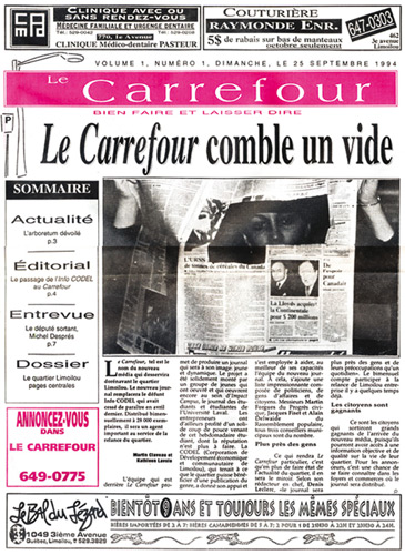 Première une du Carrefour