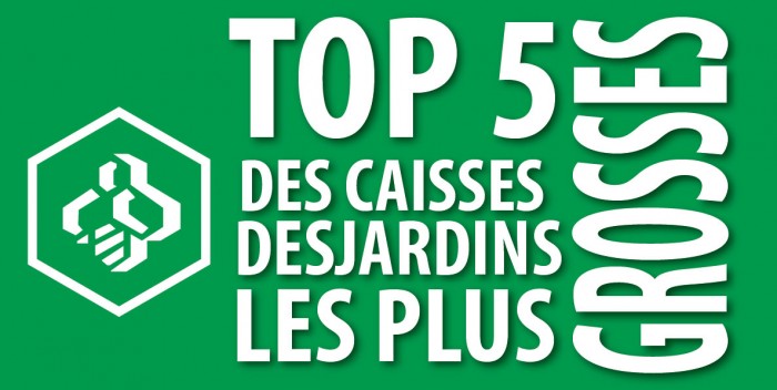 Top 5 des Caisses Desjardins