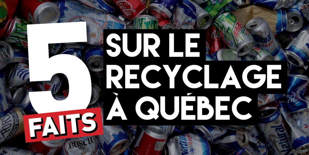 5 faits sur le recyclage à Québec