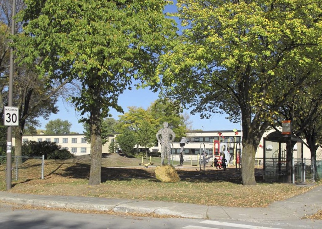 L'oeuvre d'art du parc-école Sainte-Odile