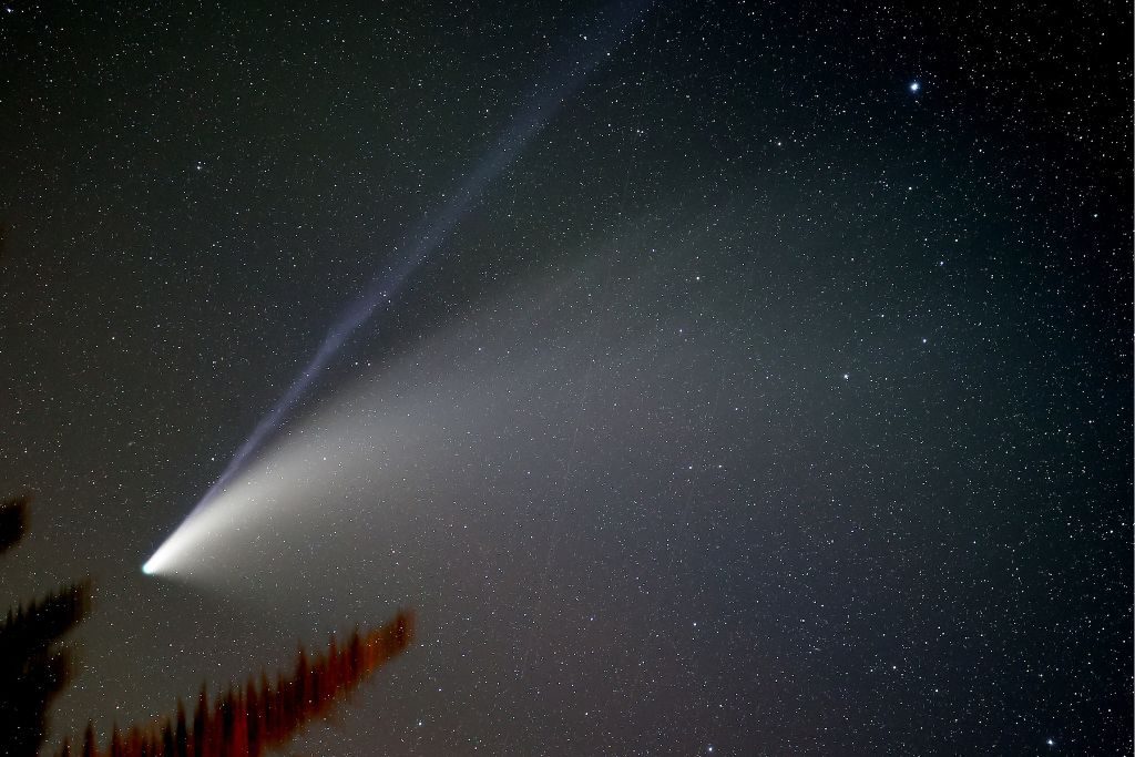 La comète Neowise photographiée par Philippe Moussette