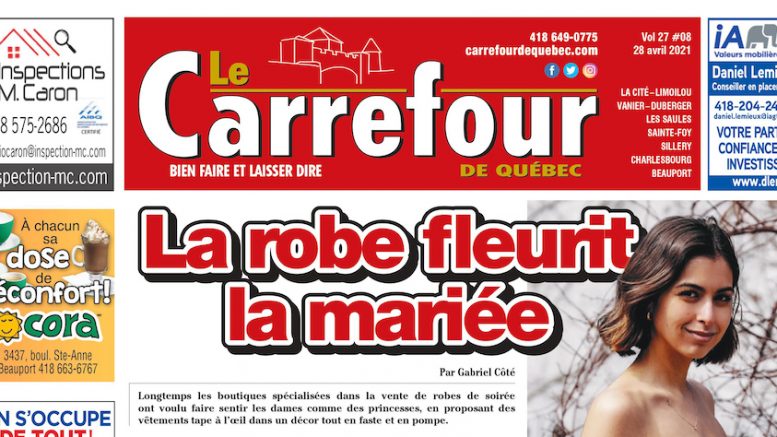 Une du journal Le Carrefour du 28 avril 2021