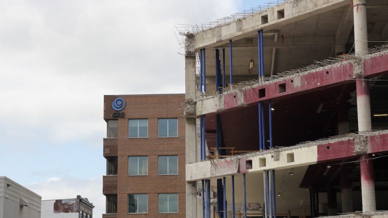 Une vue de l'immeuble de la CSQ dans Saint-Roch