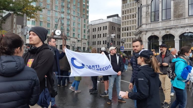 Participants à la marche pour le climat