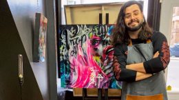 L'artiste Yann Lemieux dans son nouvel espace de l'avenue des Oblats