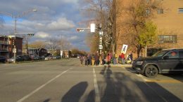 L'intersection du boulevard Charest Ouest et de la rue Marie-de-l'Incarnation.