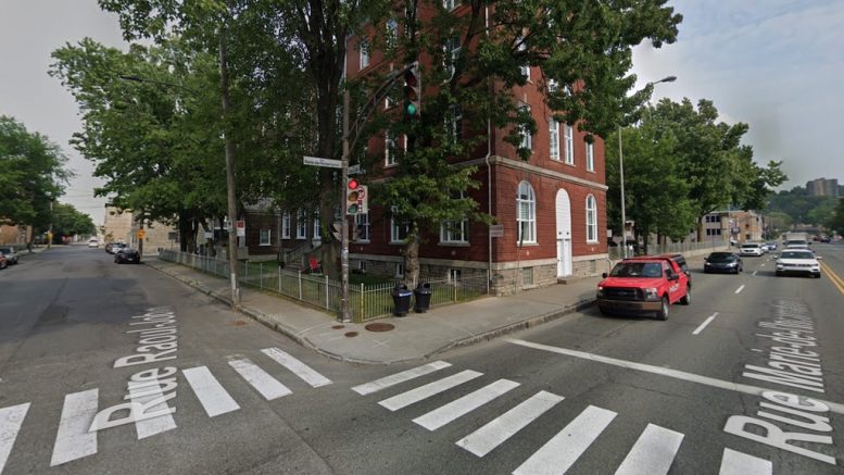 Intersection au coin des rues Marie-de-l’Incarnation et Raoul-Jobin où une fillette de 9 ans s'est fait roulé sur le pied par un automobiliste qui a tourné illégalement à un feu de circulation