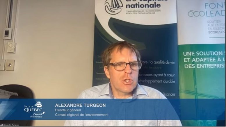 Le directeur du Conseil régional de l'environnement, Alexandre Turgeon.