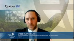 Le sous-ministre adjoint au développement durable et à la qualité de l'environnement, Jacob Martin-Malus.