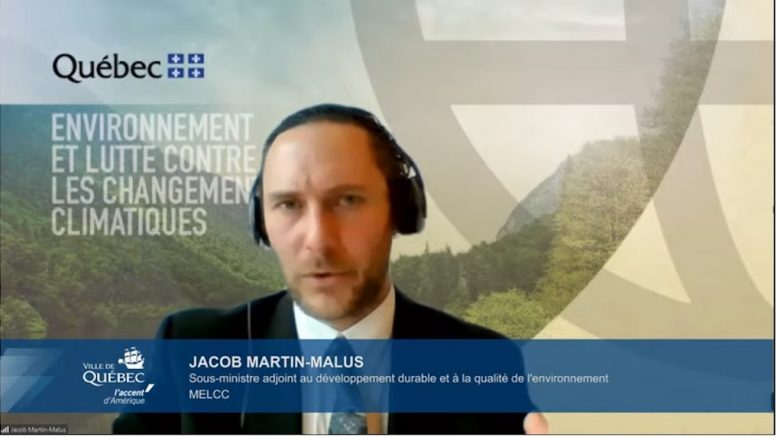 Le sous-ministre adjoint au développement durable et à la qualité de l'environnement, Jacob Martin-Malus.