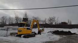 Le site du futur immeuble à condos locatifs Le Conway, derrière le Cégep Limoilou.