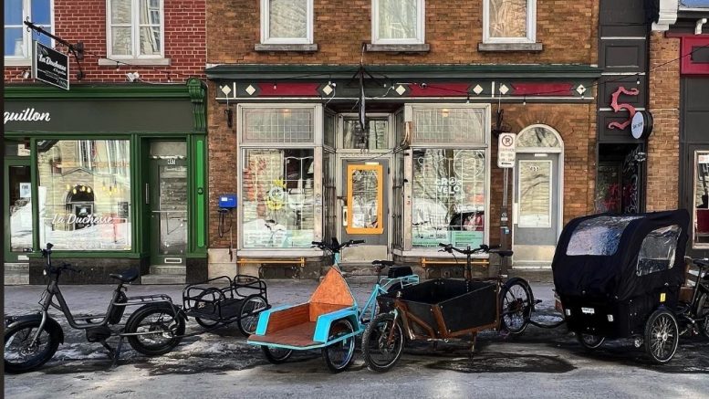 La boutique de vélos Les Vélos Roy-O inc. sur la rue Saint-Jean