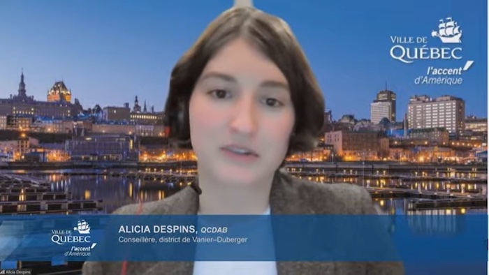 La conseillère municipale de Vanier-Duberger, Alicia Despins.