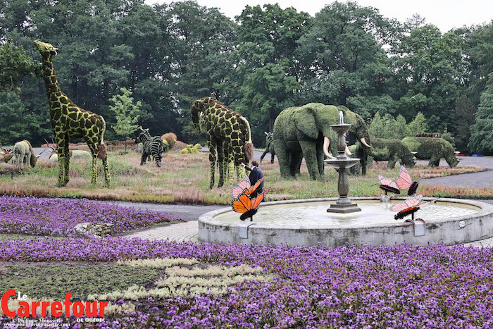 Le parcours des Mosaïcultures comportent 5 thèmes.