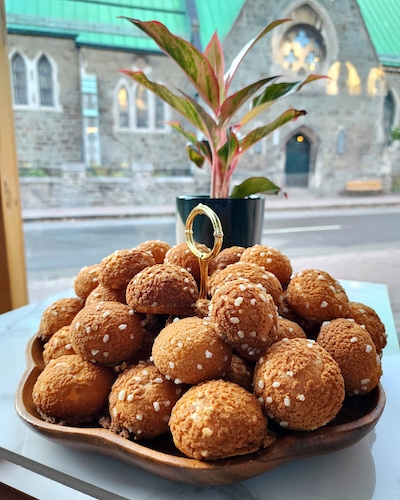 Les chouquettes de la pâtisserie Chouquette.