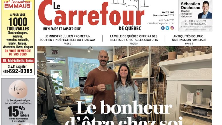 Une du Carrefour du 9 novembre 20222
