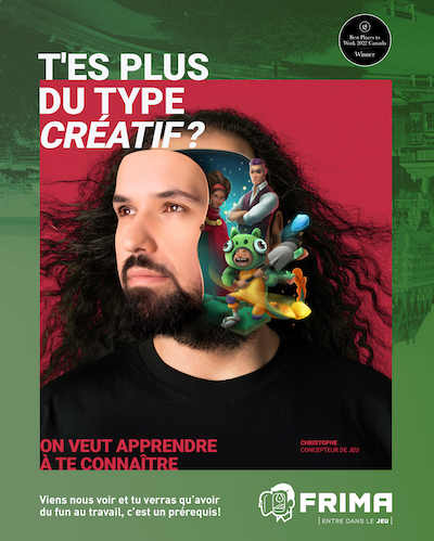 Affiche Le visage Créatif de Frima