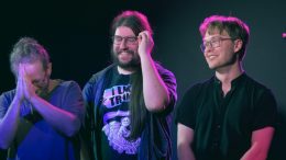 Dani, Benoit et Mika, les organisateurs du Game Jam de Québec