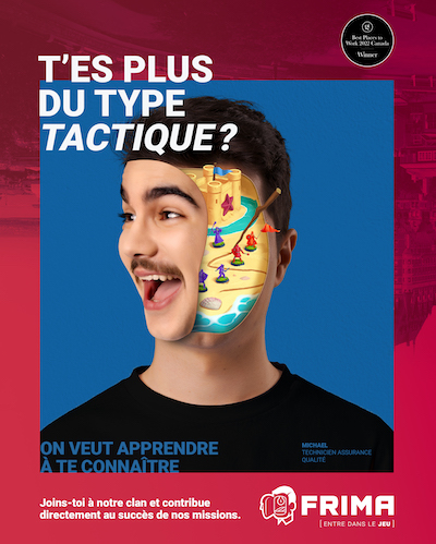 Affiche Le visage Tactique de Frima.