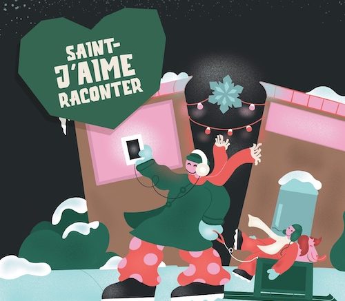 La campagne Saint-J'aime. Crédit photo : SDC Saint-Jean-Baptiste. Les illustrations de la campagne Saint-J'aime sont réalisées par l'illustratrice Joanie Paquet.