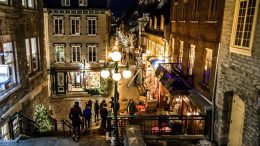 L'escalier casse-cou, dans le Vieux-Québec. Crédit photo : Estelle Lévêque