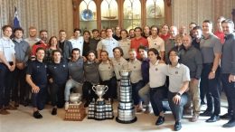 Les Remparts de québec à l'hôtel de ville le 6 juin 2023. (Crédit photo : Estelle Lévêque)