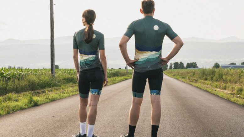 La collection de vêtements cyclistes née de la collaboration Louis Garneau x Marion. (Crédit photo : Pierre-Luc Silva)