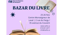 bazar livre societe art histoire beauport