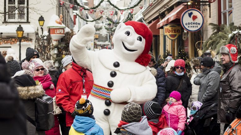 Le Carnaval de Québec, dans le Petit Champlain. (Crédit photo : Crédit photo : Marion Desjardins)