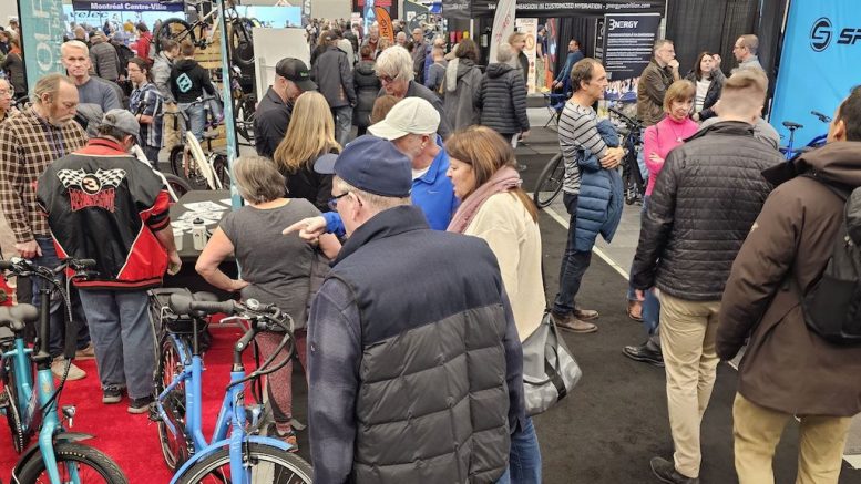 Le Salon du Vélo arrive à Québec du 15 au 17 mars. (Crédit photo : Courtoisie Salon du Vélo)