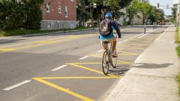 Un projet de Corridor Vélo Cité d'une longueur de 1,3 kilomètres est en cours d'élaboration pour la rue Marie-de-l'Incarnation. (Crédit photo : Ville de Québec)