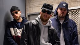 Le trio Loud Lary Ajust, constitué des rappeurs montréalais Loud, Lary Kidd et du producteur Ajust, sera au Grizzly Fuzz le 4 mai. (Crédit photo : William Fradette - Image Recadrée)