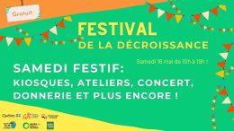 Bannière du Festival de décroissance