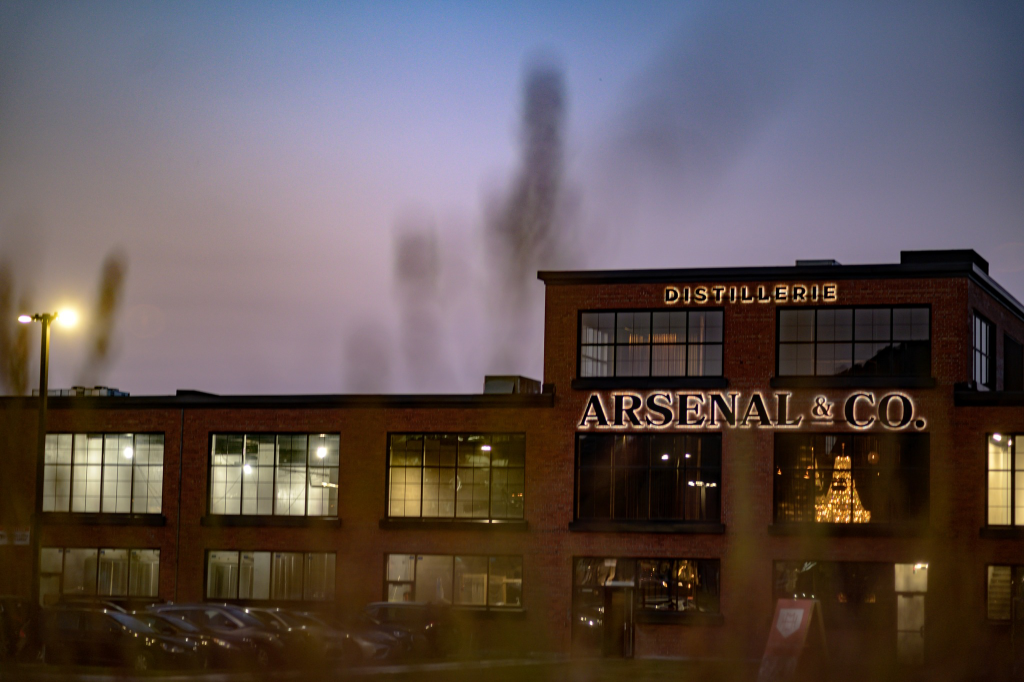 La distillerie vue de l'extérieur