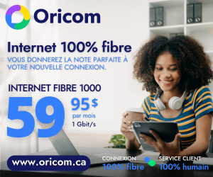 Publicité Oricom, Internet 100% fibre