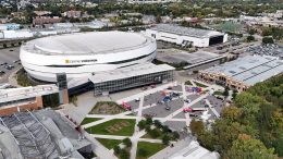 Vue aérienne du Centre Vidéotron