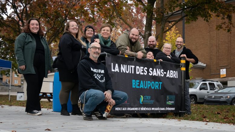 Le comité organisateur de la Nuit des Sans-Abri de Beauport. (Crédit photo : NSA Beauport)