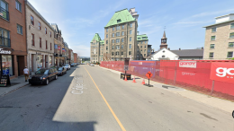 La côte du Palais, à Québec. (Crédit photo : Google Maps)