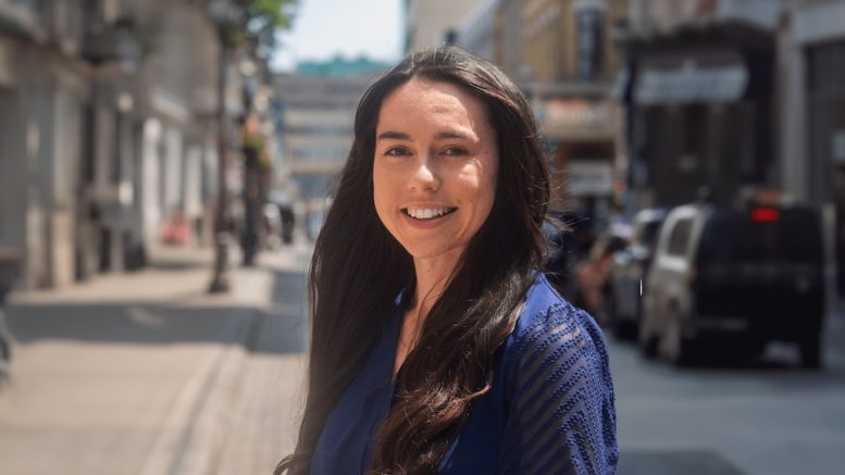 Marie-Pier Ménard, directrice de la SDC Saint-Roch depuis juin 2024. (Crédit photo : Courtoisie)