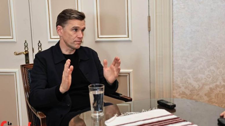 Bruno Marchand, à l'hôtel de ville de Québec. (Crédit photo : Philippe Moussette)